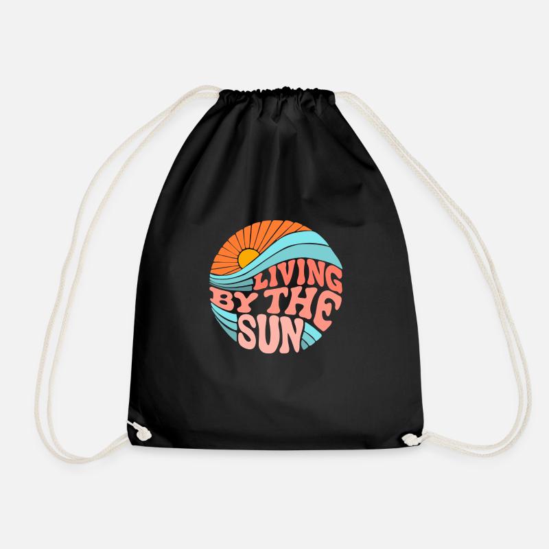SUN LIFE - Drawstring Bag - black