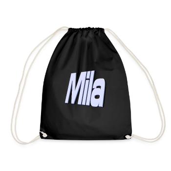 mila - Turnbeutel - Schwarz - Vorne