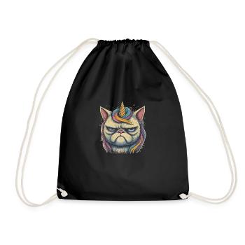 monday's, am i right - Drawstring Bag - black - Front