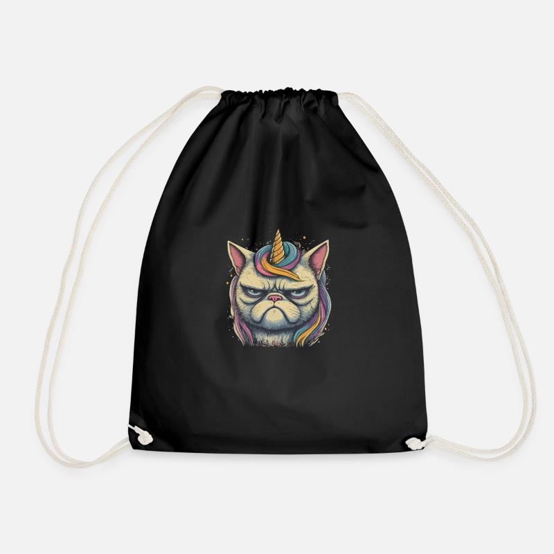 monday's, am i right - Drawstring Bag - black
