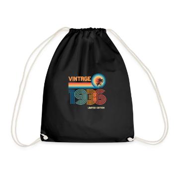 Vintage 1936 limited edition - Sac de sport léger - noir - Devant