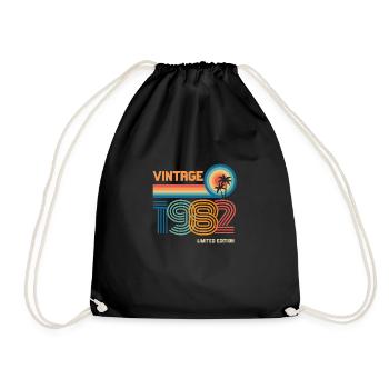 Vintage 1982 limited edition - Sac de sport léger - noir - Devant