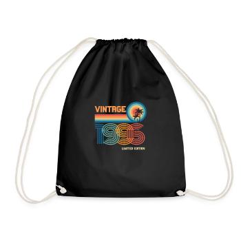 Jahrgang 1996 limitierte Auflage - Turnbeutel - Schwarz - Vorne