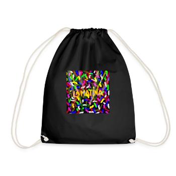 THE MATINE - Drawstring Bag - black - Front