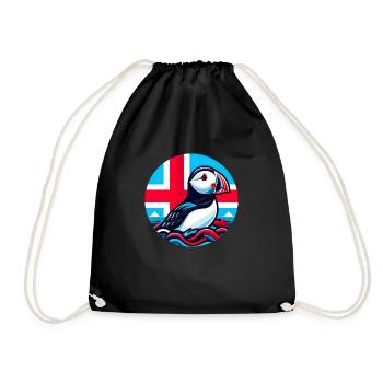 Islande Islande 1 - Sac de sport léger - noir - Devant