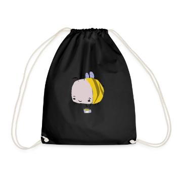 La petite ouvrière - Sac de sport léger - noir - Devant