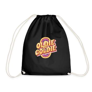 Oldie but Goldie Retro - Drawstring Bag - black - Front