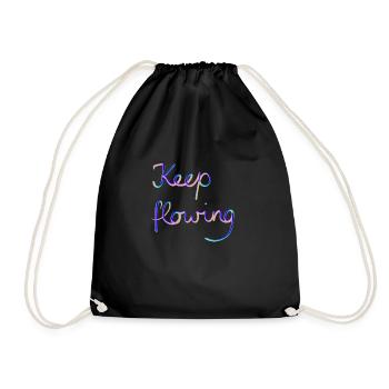 Continuez à couler - Sac de sport léger - noir - Devant