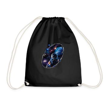 Astronomy is science and a hobby - Drawstring Bag - black - Front