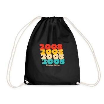 2008: Limited Edition - 16th Anniversary - Drawstring Bag - black - Front