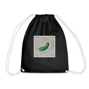 Un autre concombre - Sac de sport léger - noir - Devant