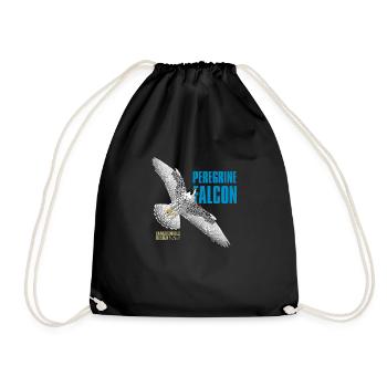Faucon pèlerin - Sac de sport léger - noir - Devant
