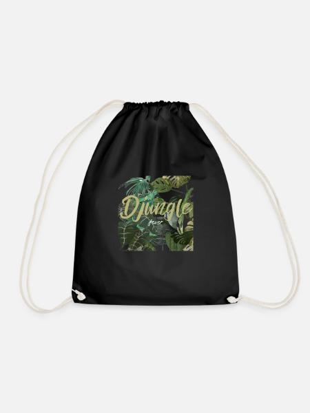 Djungle fever - Turnbeutel - Schwarz