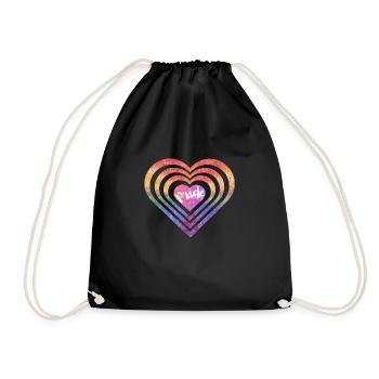 Pride (LGBTQIA+) - design 2024 - Drawstring Bag - black - Front