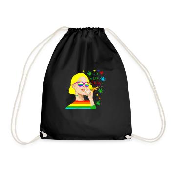 Casual weekend t-shirt for Just Chillin, Unisex - Sac de sport léger - noir - Devant