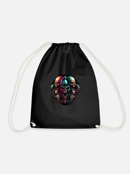 Skulls of Despair Gross - Turnbeutel - Schwarz