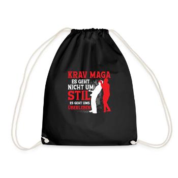 Krav Maga Arts Martiaux Sports de contact - Sac de sport léger - noir - Devant