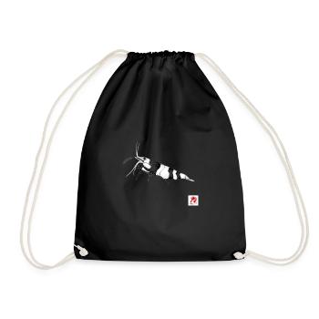 1000182177 - Drawstring Bag - black - Front