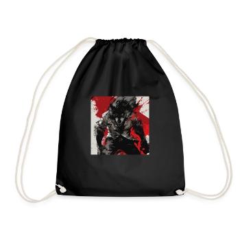 Loup-garou - Sac de sport léger - noir - Devant