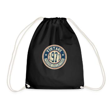 Vintage College 1971 Vintage Anniversaire - Sac de sport léger - noir - Devant
