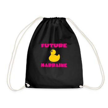 FUTURE MARRAINE - Sac de sport léger - noir - Devant