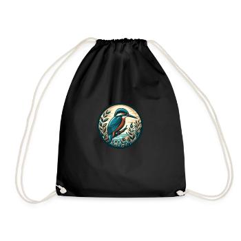Water Bird Gifts - Drawstring Bag - black - Front