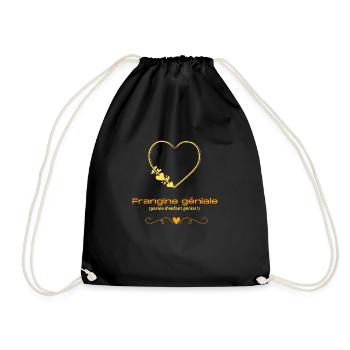 Frangine géniale - Sac de sport léger - noir - Devant