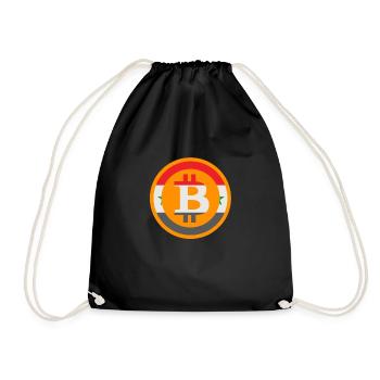 Bitcoin Syria - Drawstring Bag - black - Front