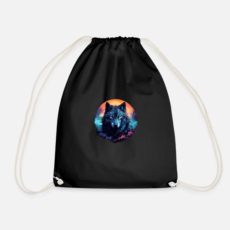 Loup noir - Sac de sport léger - noir