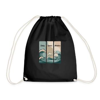 Endless Summer Adventures - Sac de sport léger - noir - Devant
