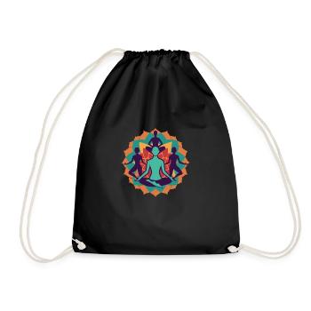 Asanas - Repos pour le corps et l’ - Sac de sport léger - noir - Devant