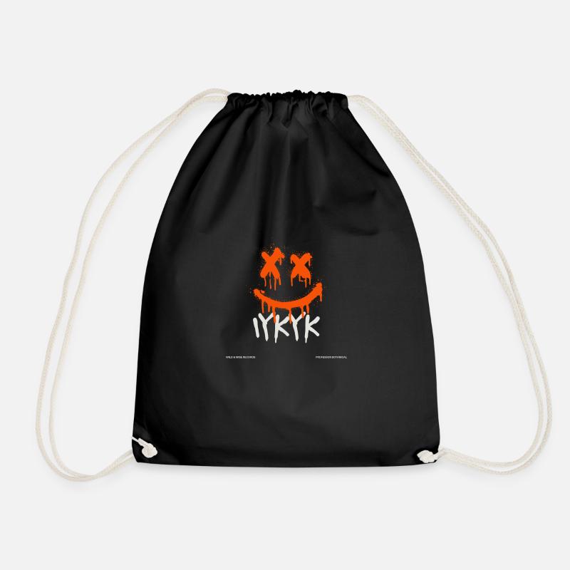 Professor Botanical - IYKYK - Drawstring Bag - black
