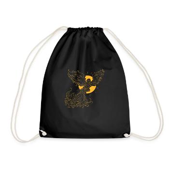 Fenix Chart - Drawstring Bag - black - Front