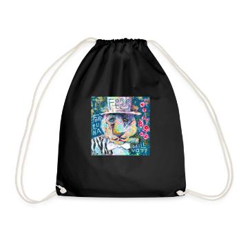 Lion chanceux - Sac de sport léger - noir - Devant