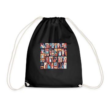 biblique 8 - Sac de sport léger - noir - Devant