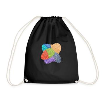 Labyrinthe 3 (fond transparent) - Sac de sport léger - noir - Devant