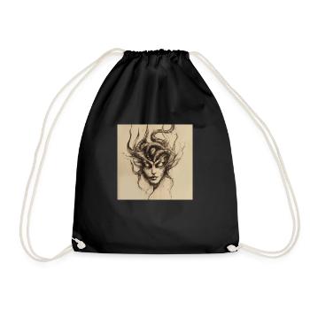 Masque ancien - Sac de sport léger - noir - Devant