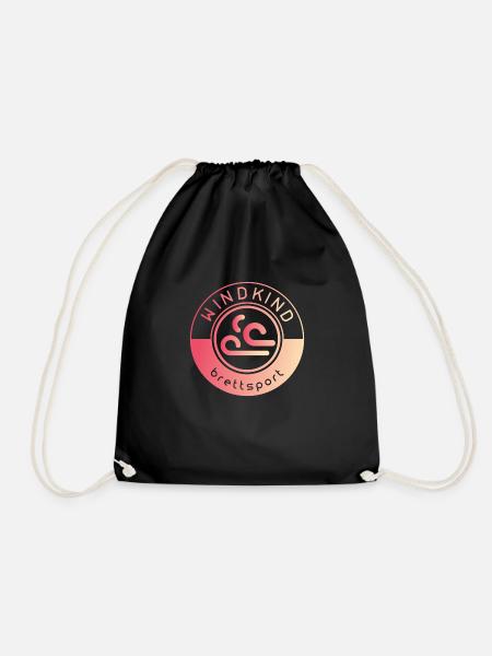 Surfing - Drawstring Bag - black