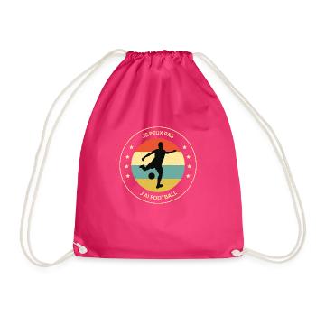 Football - Fußball - Fútbol - Calcio - Foot - Cool - Turnbeutel - Fuchsia - Vorne