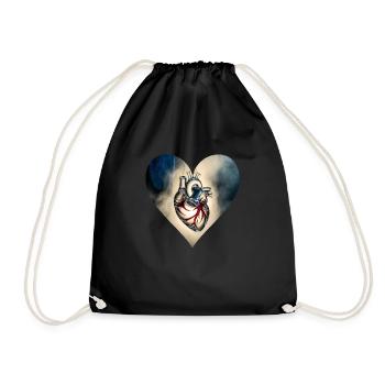 Heart of glass - Drawstring Bag - black - Front