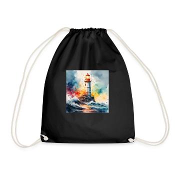 Phare - Sac de sport léger - noir - Devant