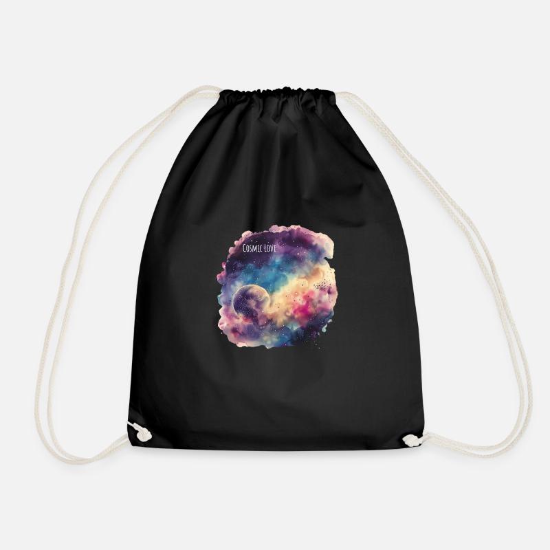 Cosmic Love - Turnbeutel - Schwarz