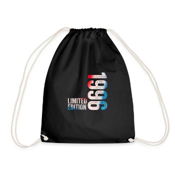1996 Birthday Gift 1996 Limited Edition - Drawstring Bag - black - Front
