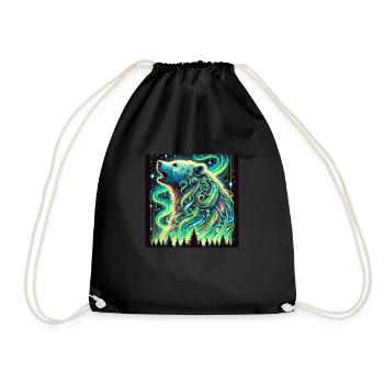 Ours Aurore - Sac de sport léger - noir - Devant