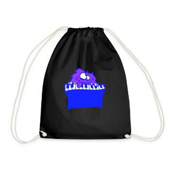 Hairy Monster Alien Alien Clavier Fun - Sac de sport léger - noir - Devant