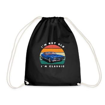 I'm Not Old I'm Classic - Drawstring Bag - black - Front