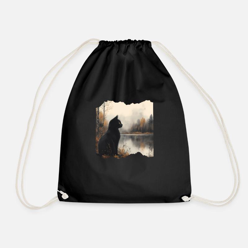 Chat Noir - Sac de sport léger - noir