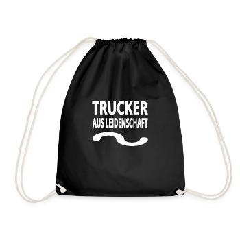Trucker - Turnbeutel - Schwarz - Vorne