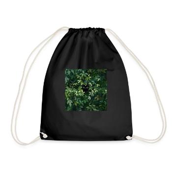 Black cat in disguise - Drawstring Bag - black - Front
