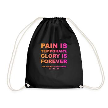 Marathon Los Angeles 2024 Finisher Shirt - Sac de sport léger - noir - Devant